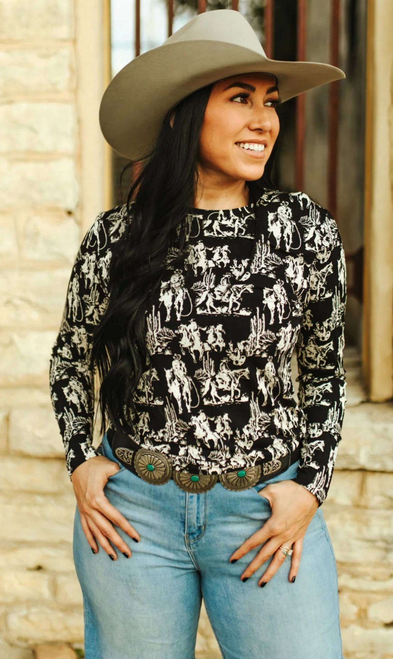Dusk Desert Long Sleeve Top