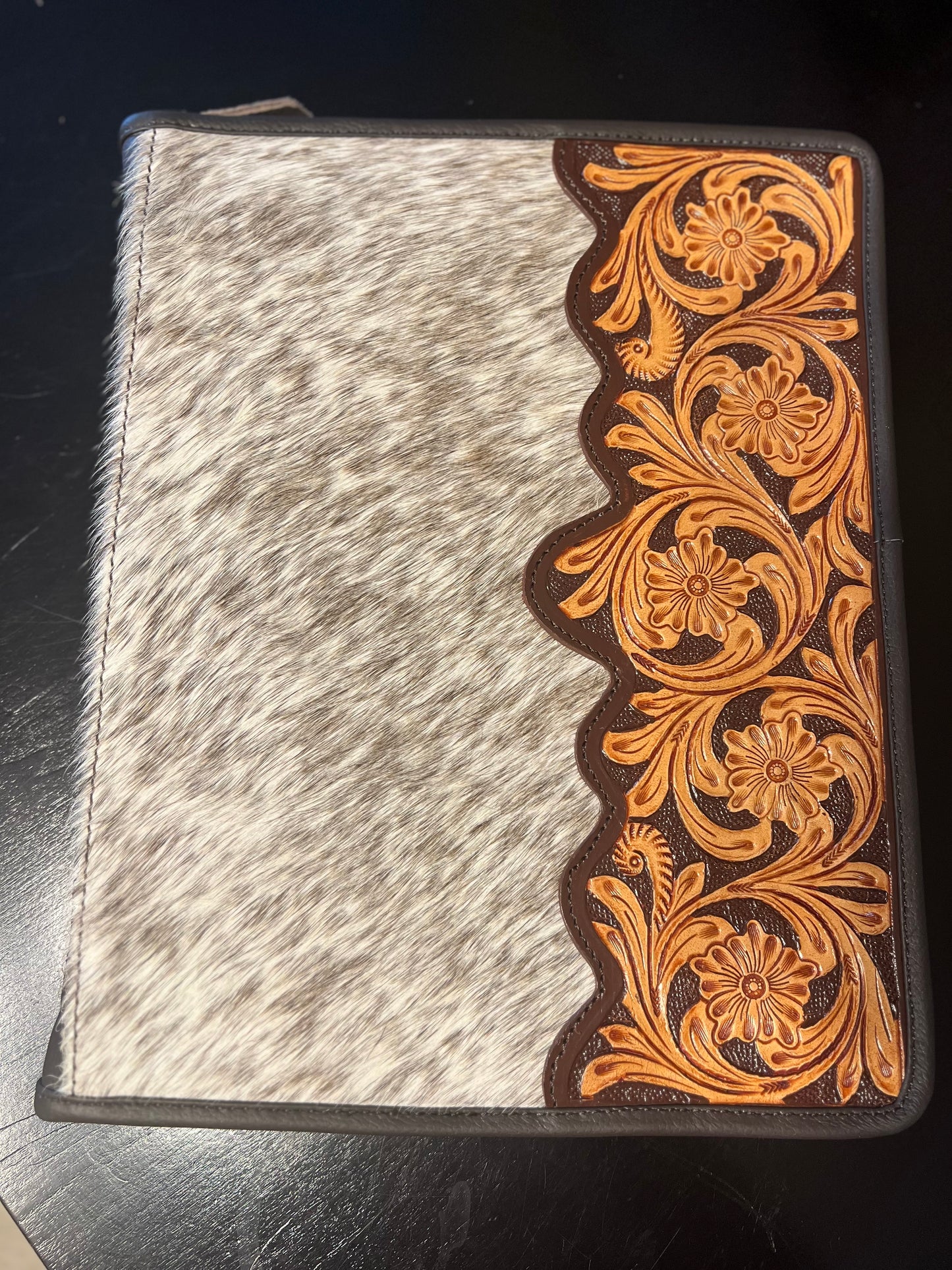 Hand Tooled Hair on Hide Portfolio