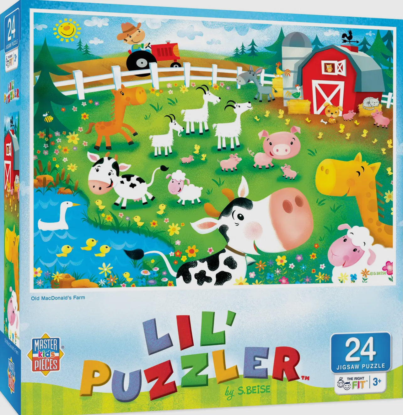 Lil Puzzler 24 pc Farm Jigsaw Puzzle