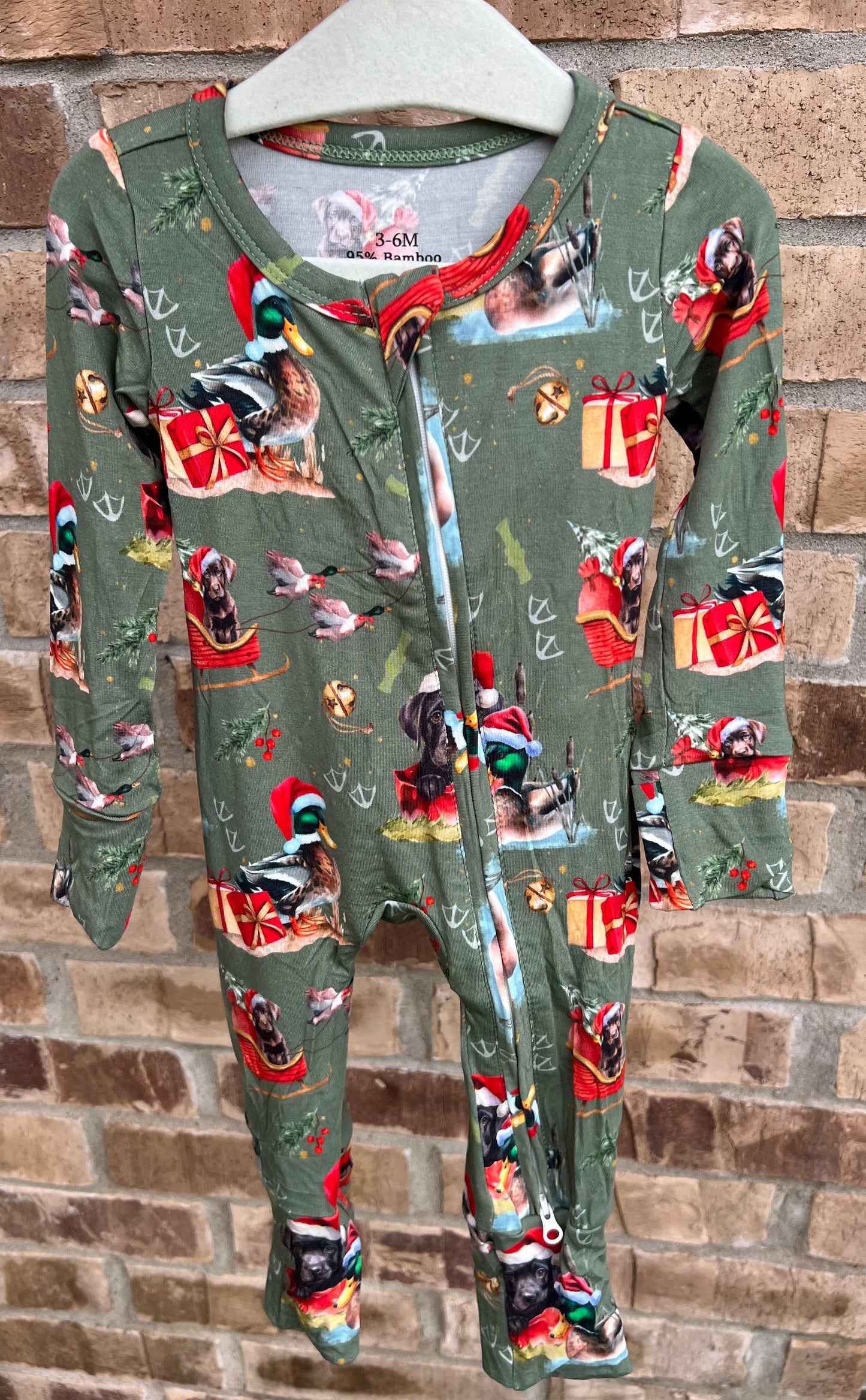 Bird Dog Bamboo Christmas Zippy - CHRISTMAS IN JULY PREORDER
