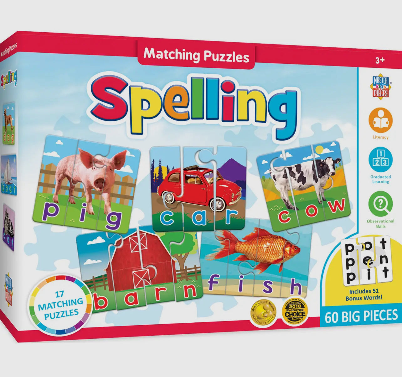 Learn to Spell Farm Puzzle Set