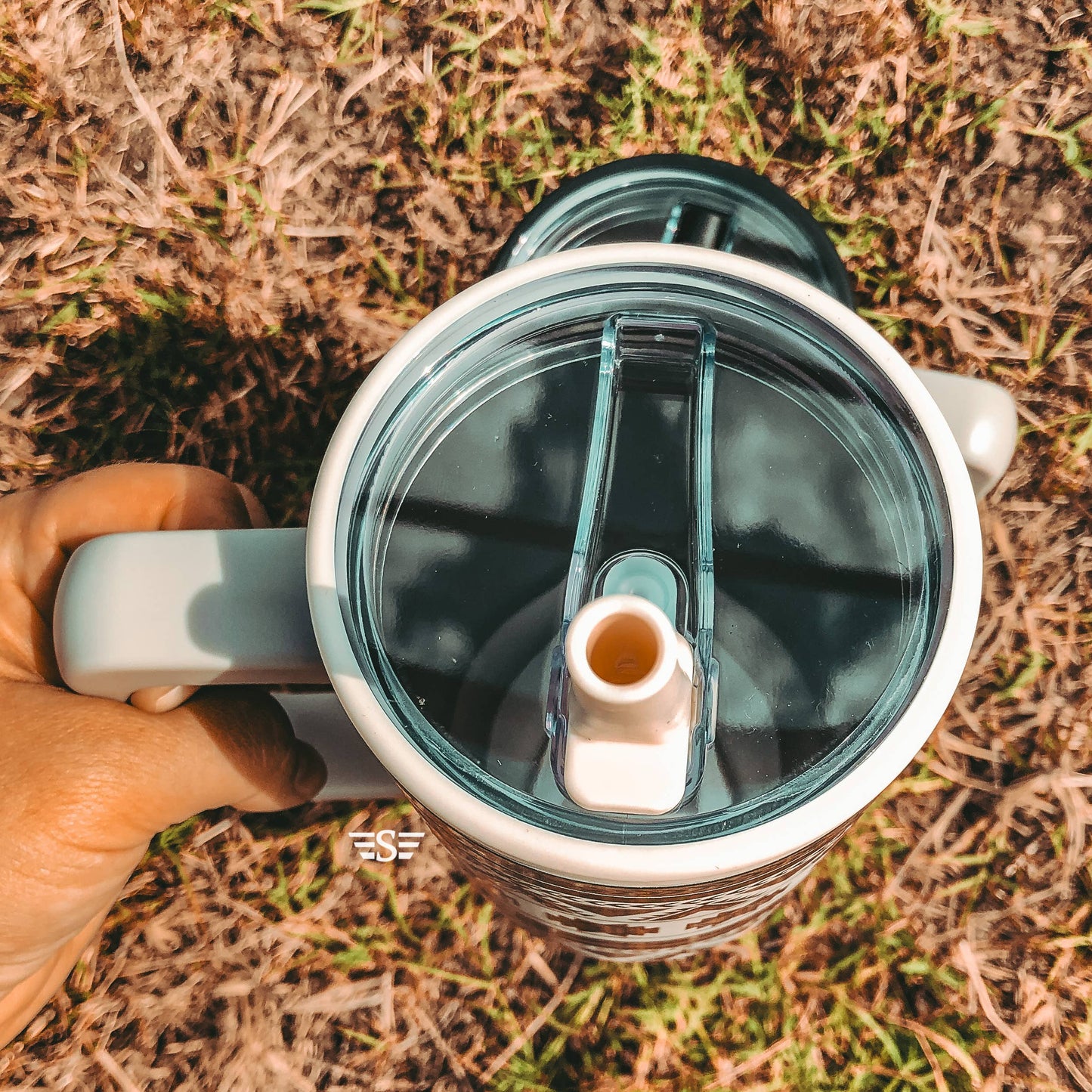 40oz Cup Folding Straw Lid