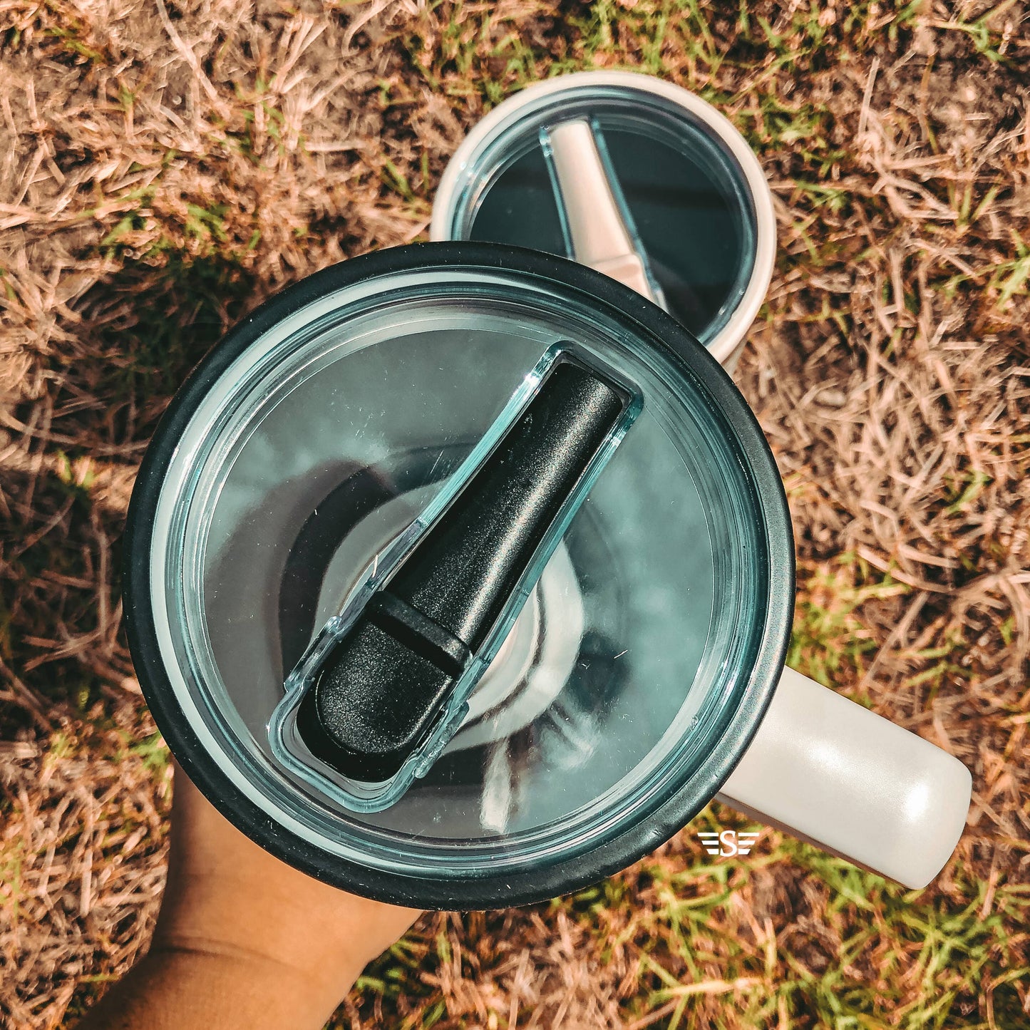 40oz Cup Folding Straw Lid