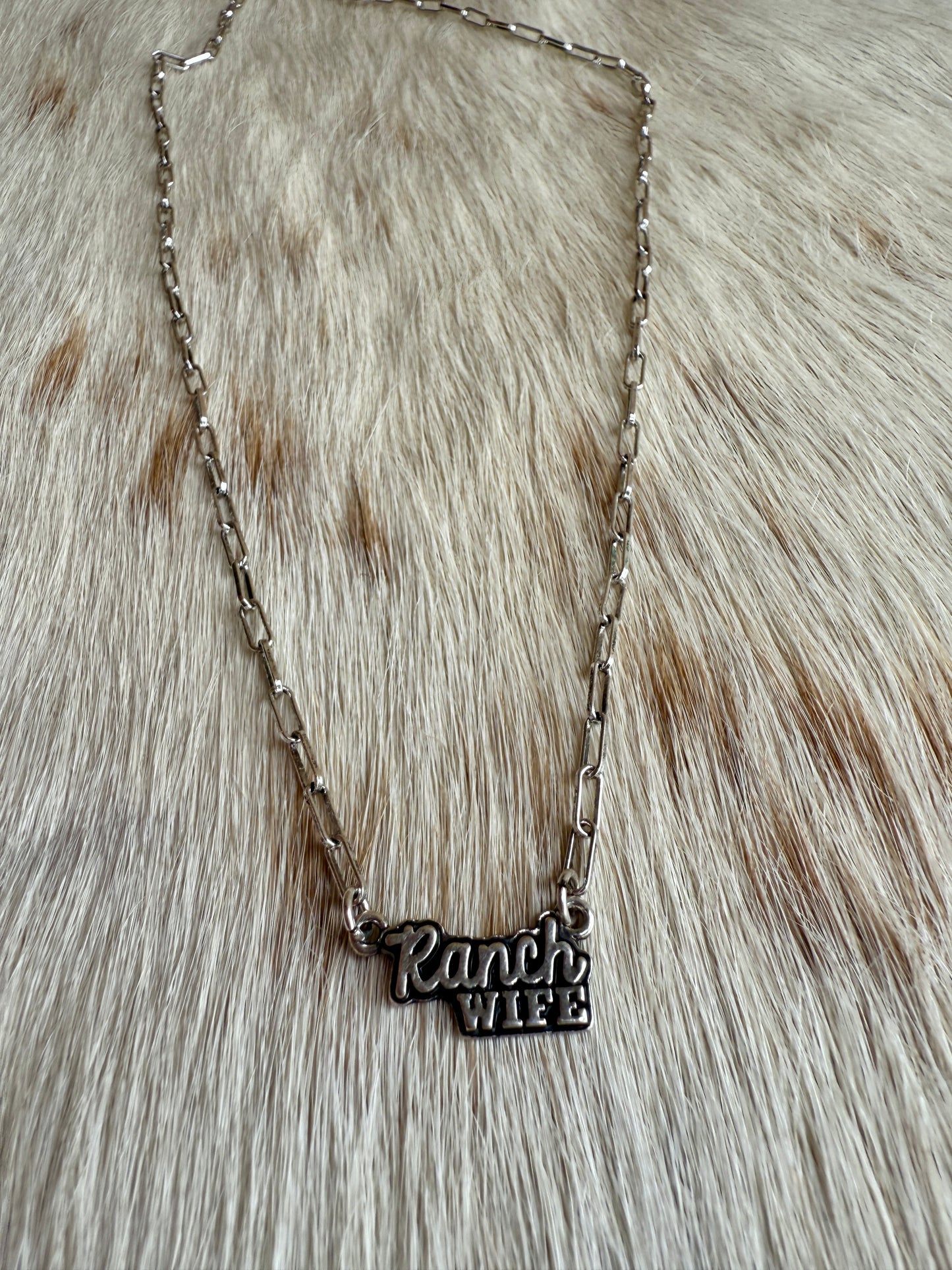 Western Ranch Wife Necklace