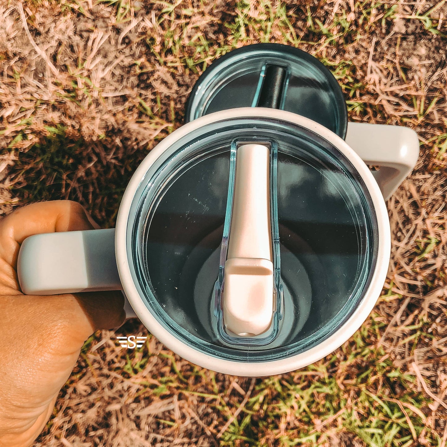 40oz Cup Folding Straw Lid