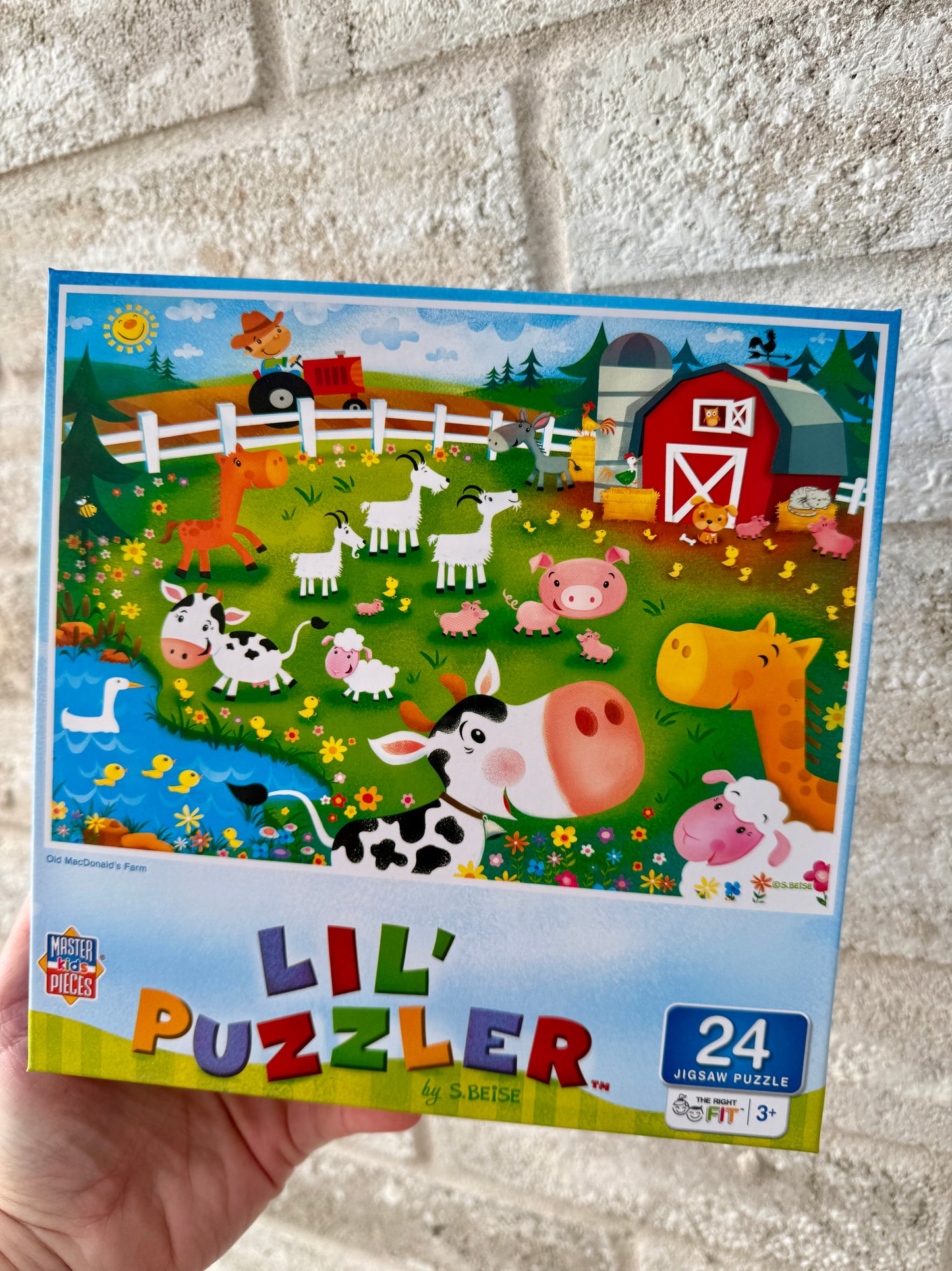 Lil Puzzler 24 pc Farm Jigsaw Puzzle