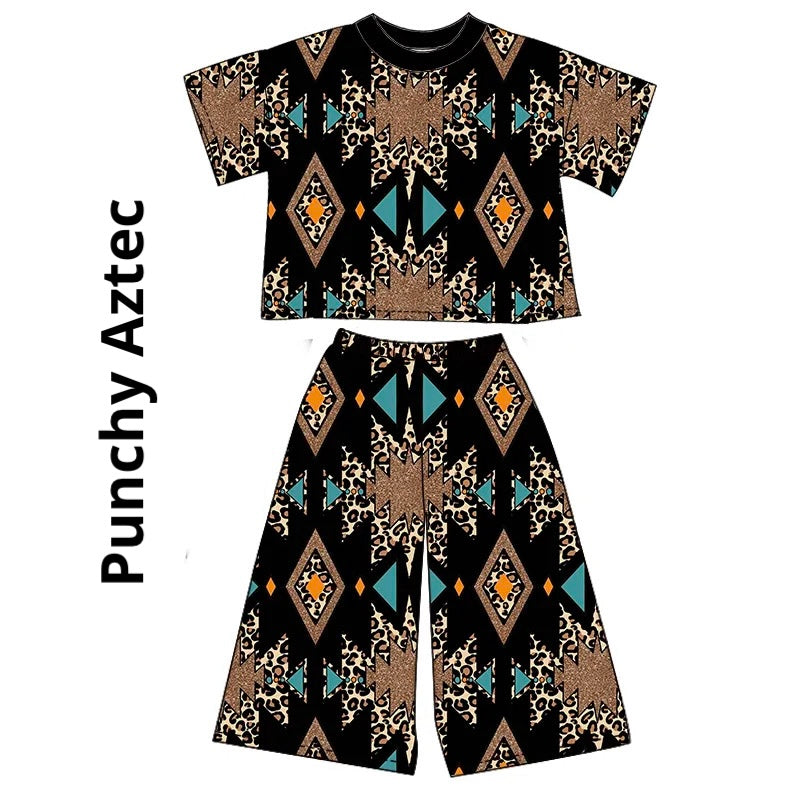 Punchy Aztec French Terry Fall Set