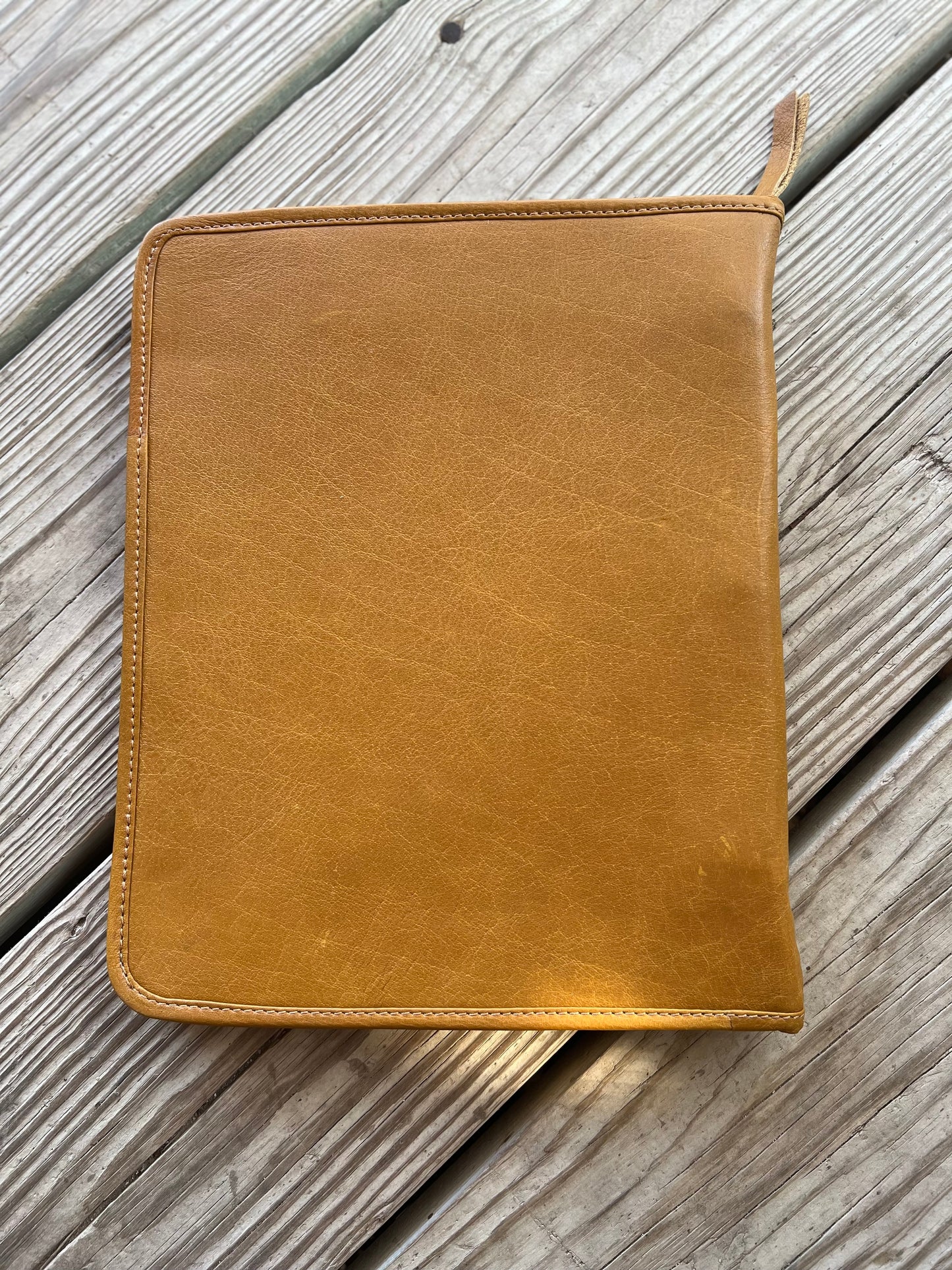 Hand Tooled Concho Leather Portfolio