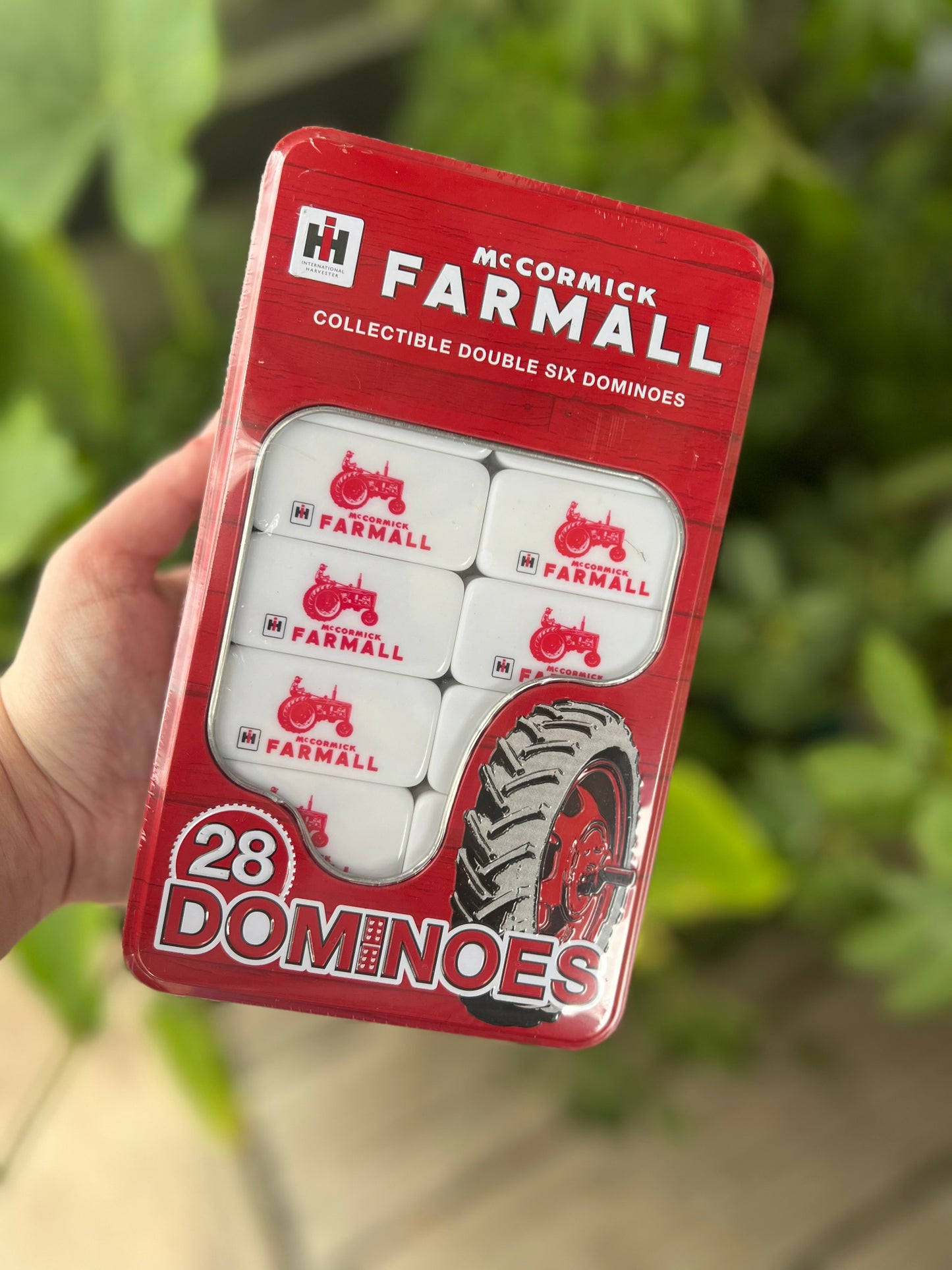 Farmall Double Six Dominoes