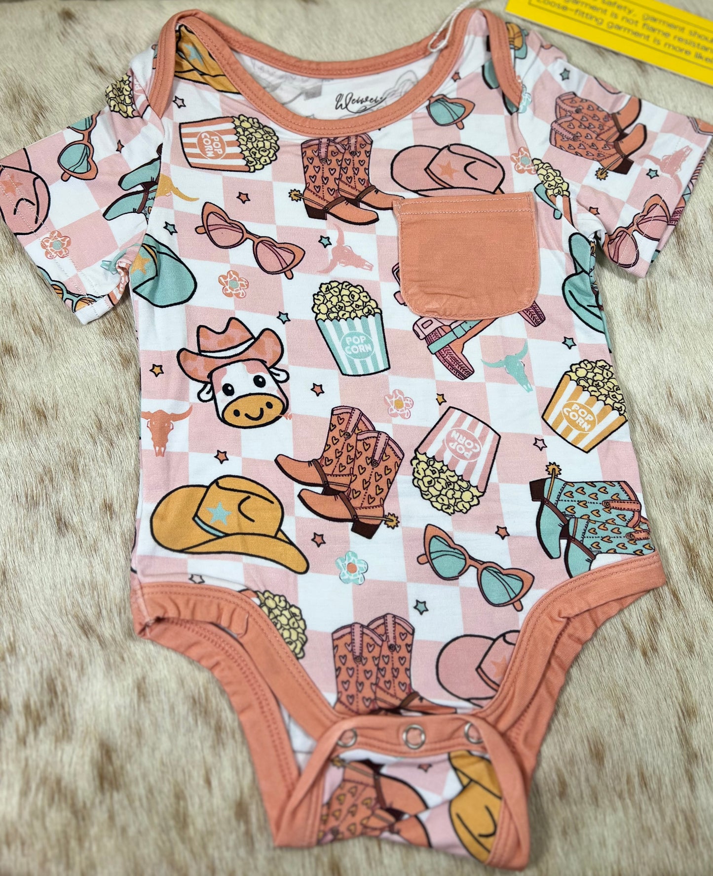 Cowgirl Summer - Bamboo Bodysuit Onesie