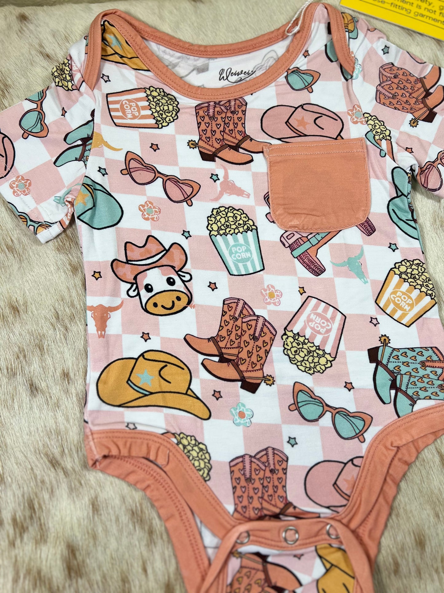 Cowgirl Summer - Bamboo Bodysuit Onesie