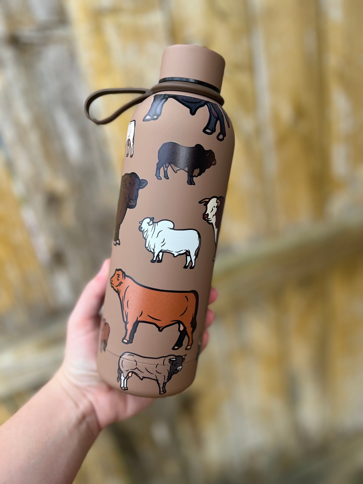 The Whole Herd 18oz Stainless Steel Water Bottle