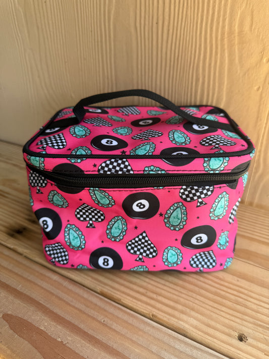 Crazy Concho 8 Ball Cowgirl Makeup Bag
