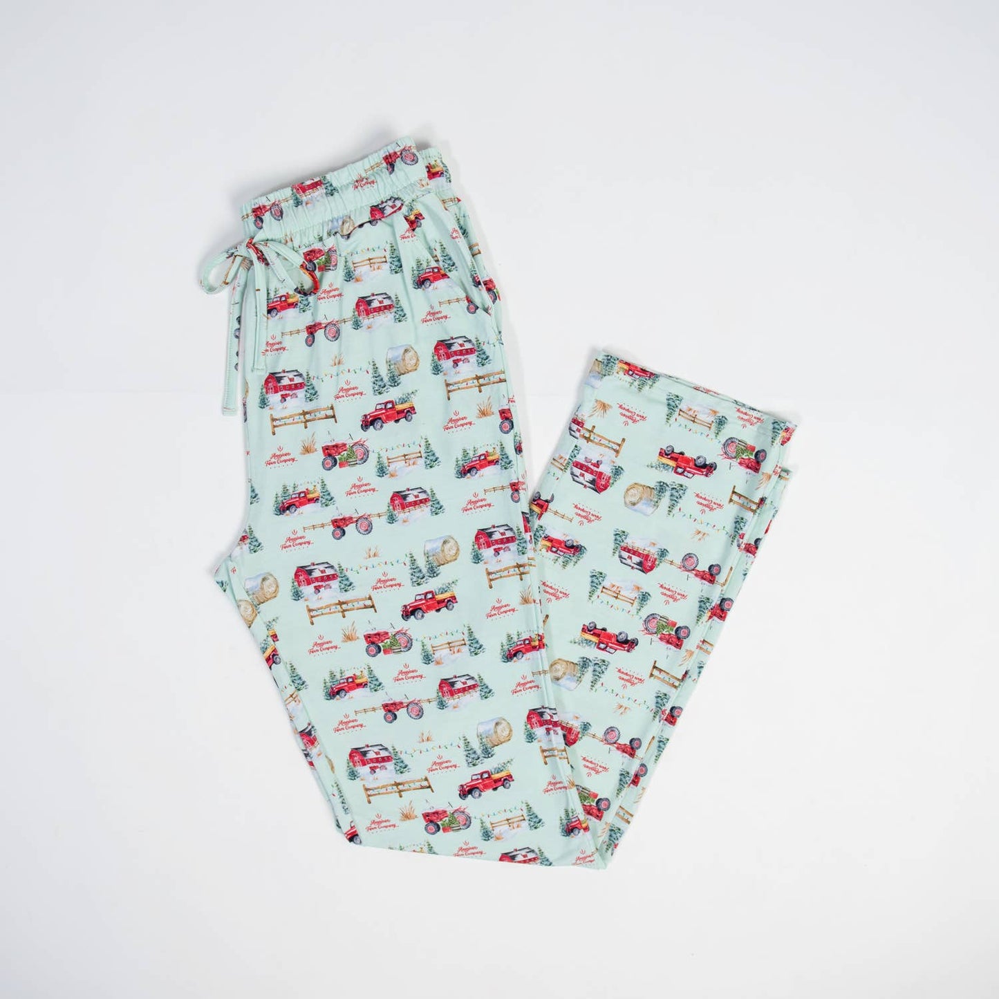 Christmas on the Farm Bamboo Pajama Pants - Adult