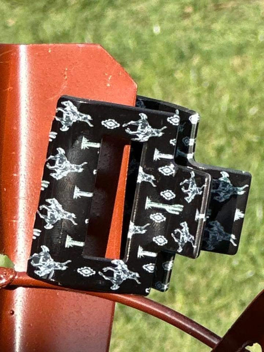 Bucking Horse Claw Clip - Small