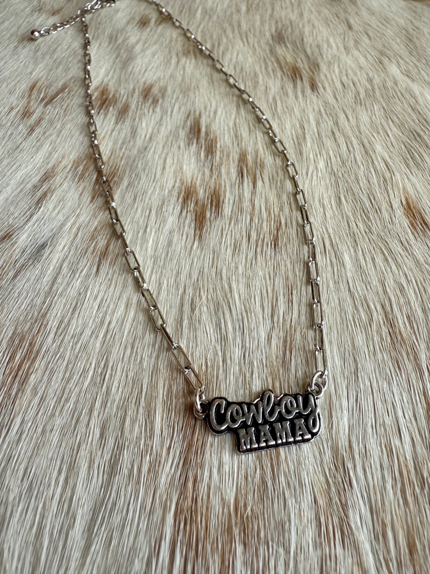 Western Cowboy Mama Necklace