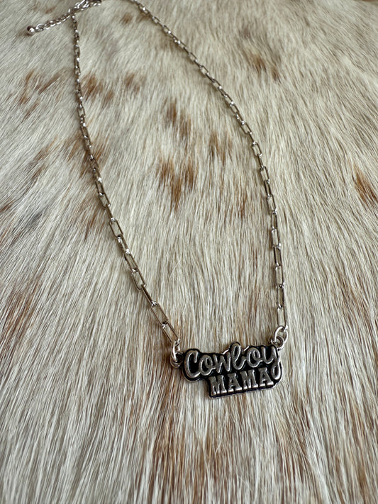 Western Cowboy Mama Necklace