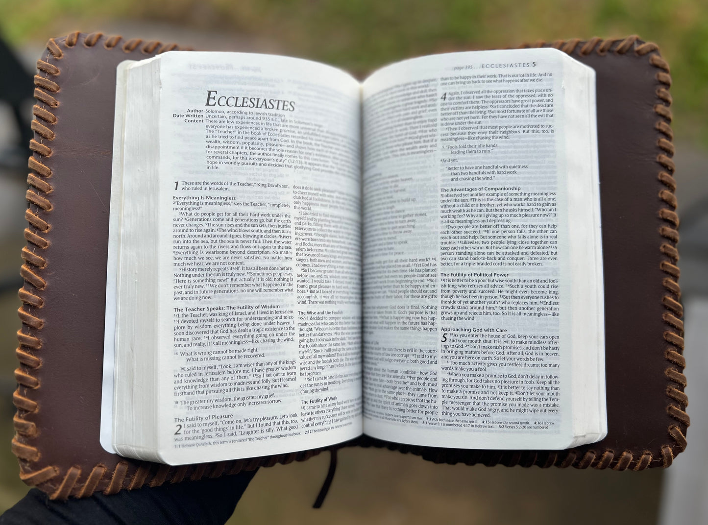 Cowhide Bible Cover