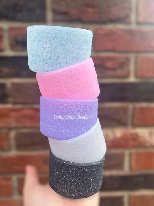 Glitter Silicone Tumbler Boots