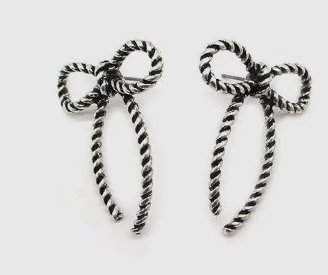 Rope Bow Earrings