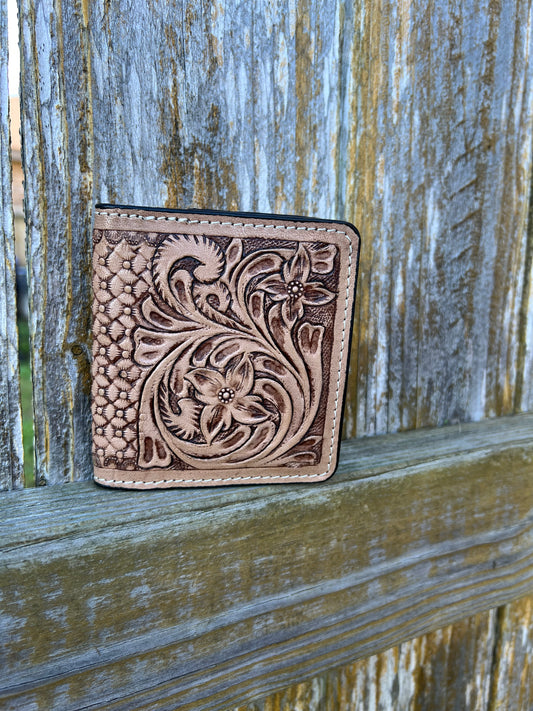 Men’s Tooled Leather Wallet