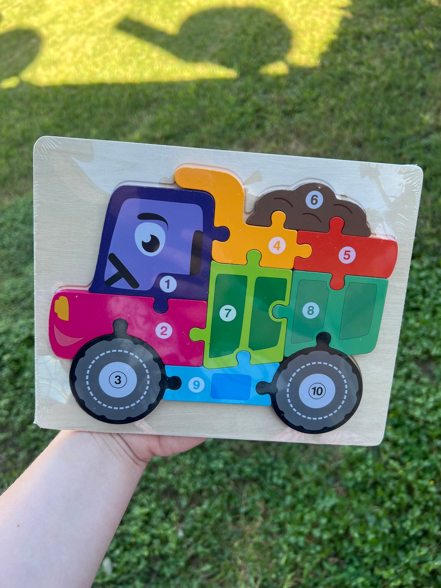 Wood Dump Truck Counting Puzzle