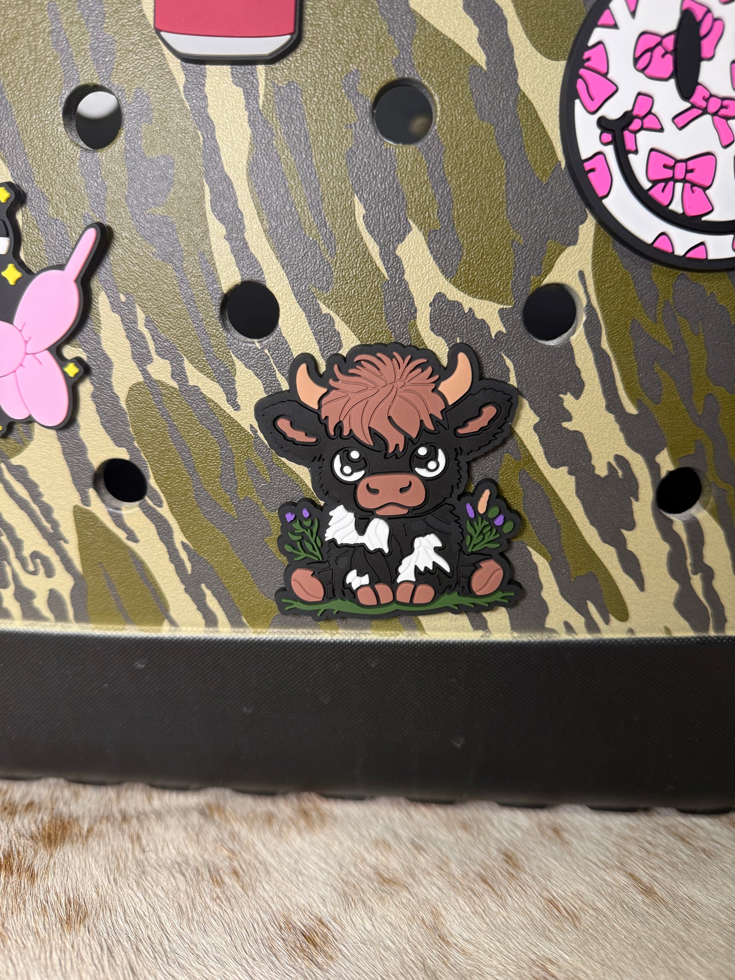 Beach Bag Charms - Highland Cow