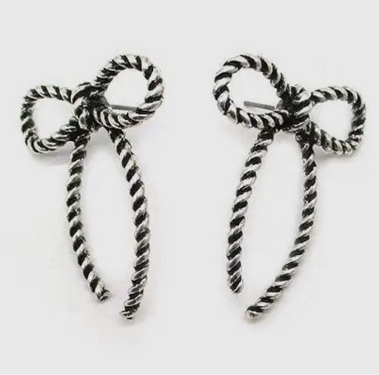 Rope Bow Earrings
