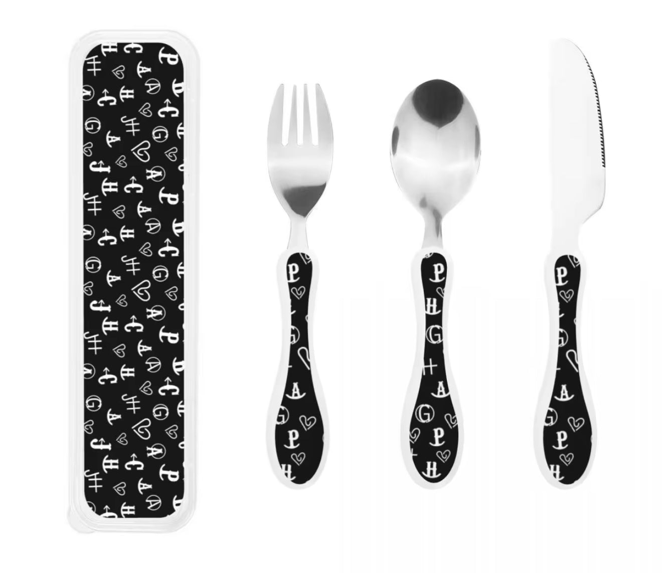 Western Brands Kids Silverware Set + Carrying Case