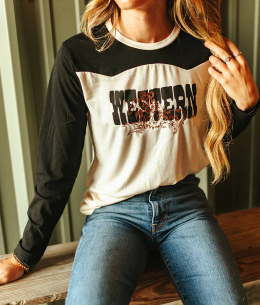 Retro Western Long Sleeve