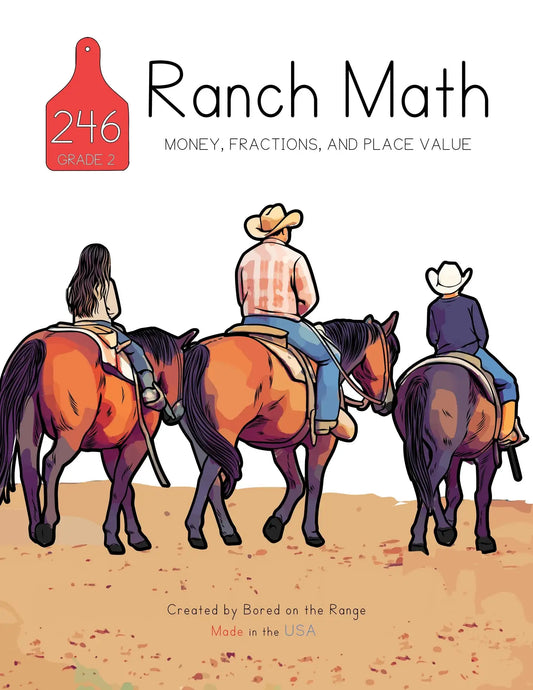 Ranch Math Grade 2: Money, Fractions, and Place Value