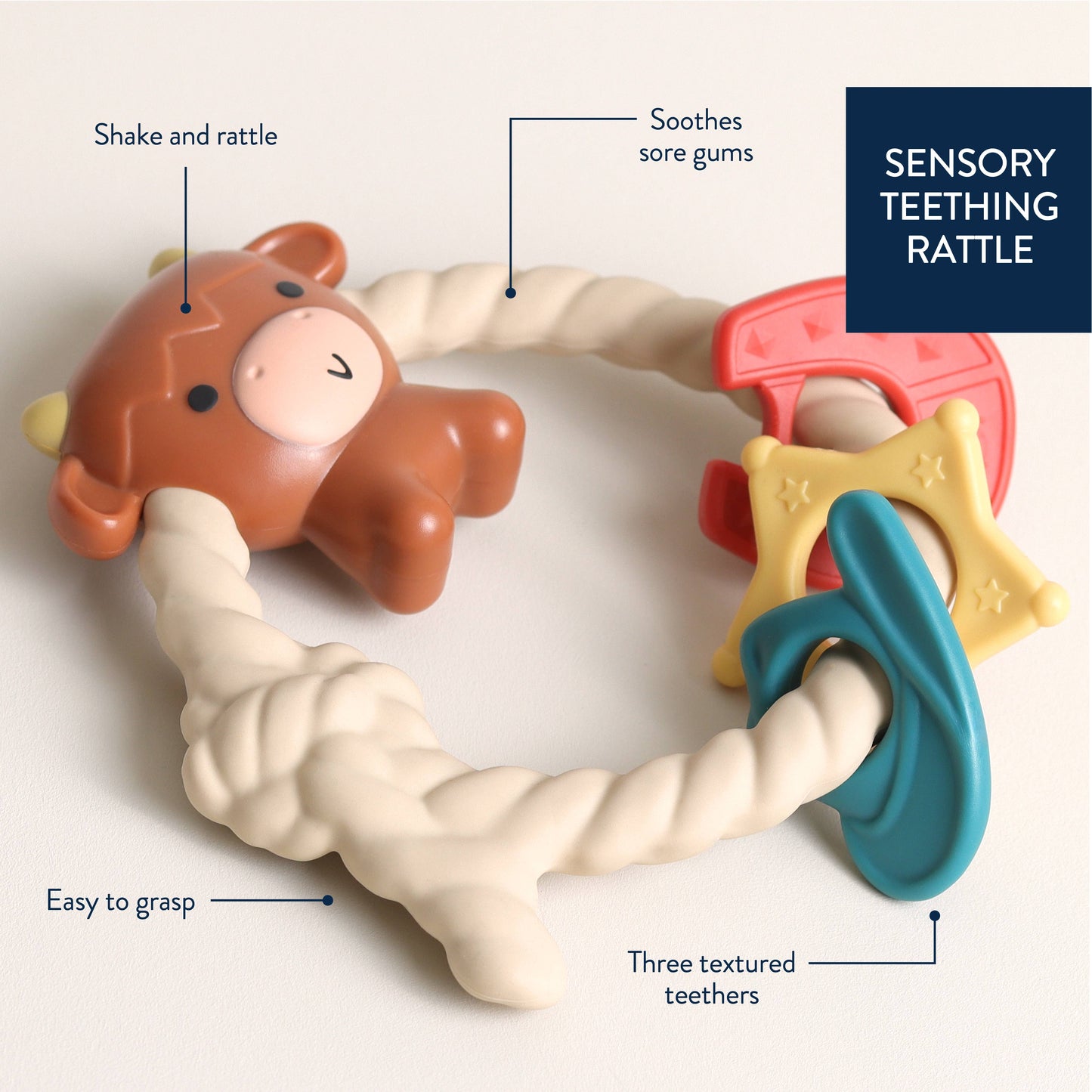 Ritzy Rattle™ Silicone Teether Rattles